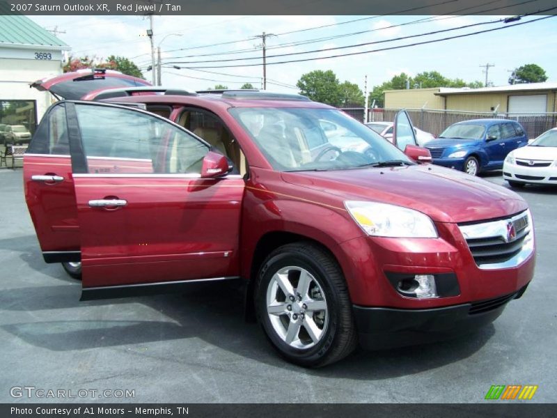 Red Jewel / Tan 2007 Saturn Outlook XR