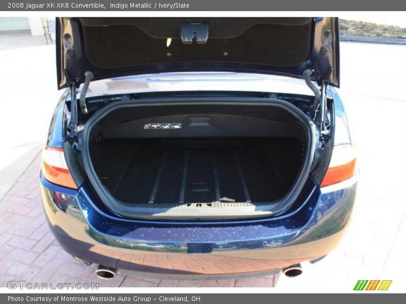 Indigo Metallic / Ivory/Slate 2008 Jaguar XK XK8 Convertible