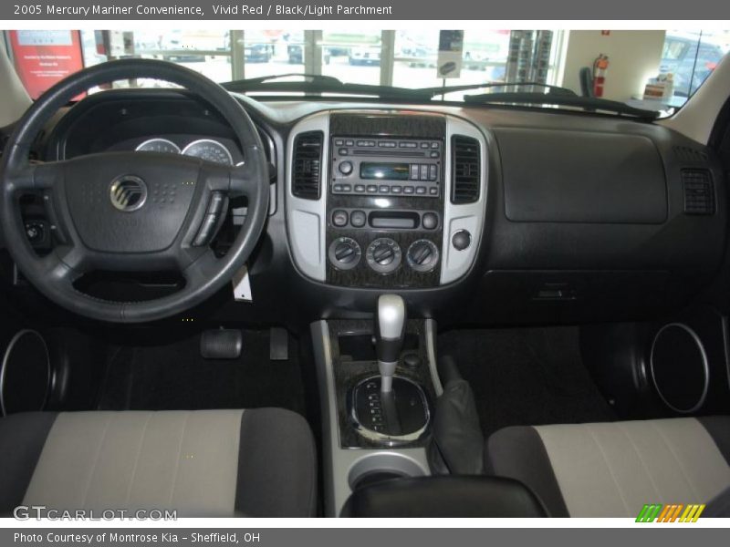 Vivid Red / Black/Light Parchment 2005 Mercury Mariner Convenience