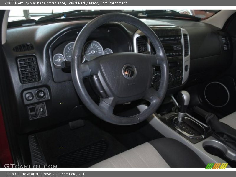 Vivid Red / Black/Light Parchment 2005 Mercury Mariner Convenience