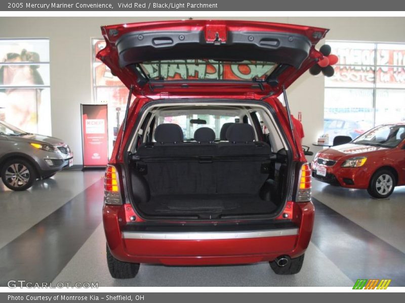 Vivid Red / Black/Light Parchment 2005 Mercury Mariner Convenience
