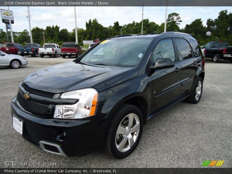 Black Granite Metallic / Ebony 2008 Chevrolet Equinox Sport