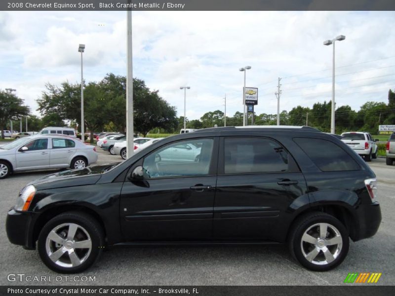 Black Granite Metallic / Ebony 2008 Chevrolet Equinox Sport