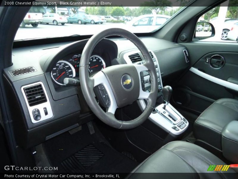 Black Granite Metallic / Ebony 2008 Chevrolet Equinox Sport