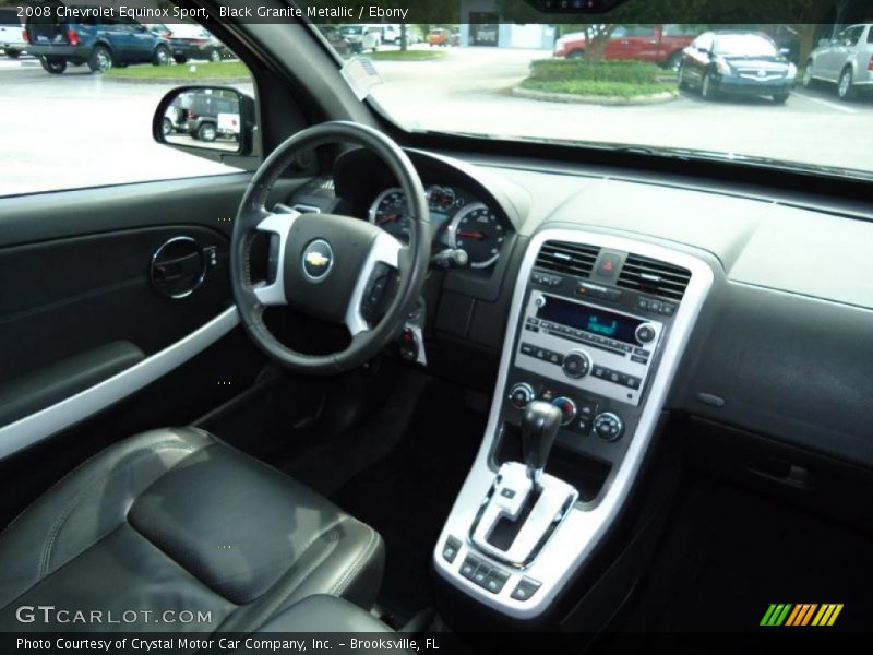 Black Granite Metallic / Ebony 2008 Chevrolet Equinox Sport
