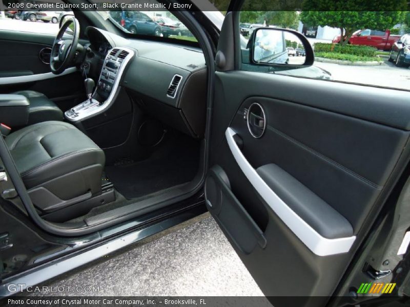 Black Granite Metallic / Ebony 2008 Chevrolet Equinox Sport