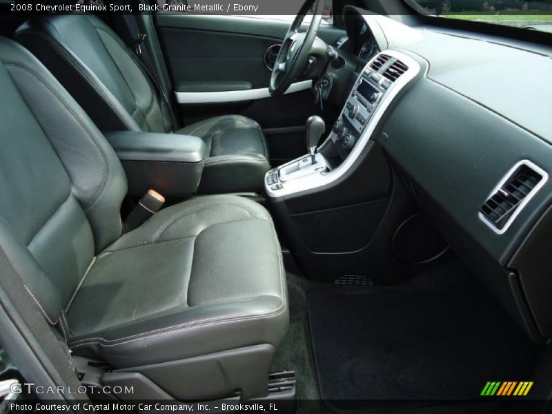 Black Granite Metallic / Ebony 2008 Chevrolet Equinox Sport