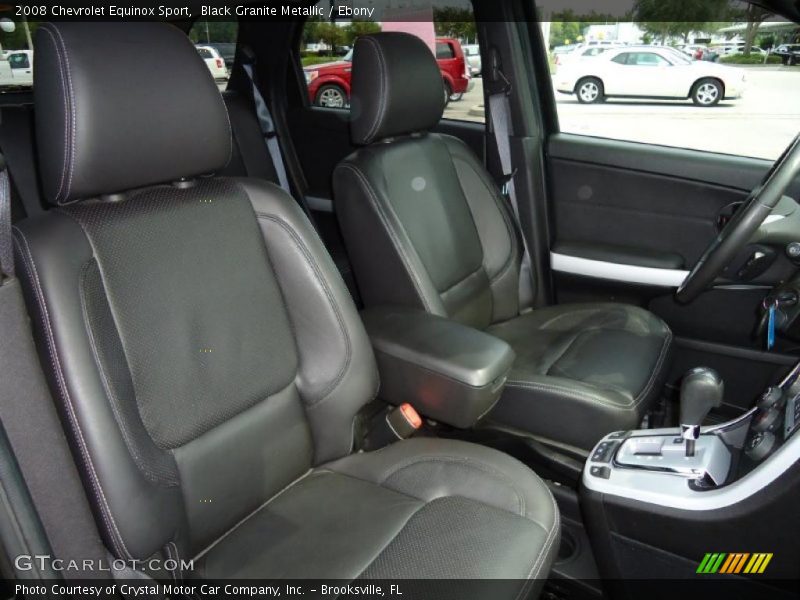Black Granite Metallic / Ebony 2008 Chevrolet Equinox Sport