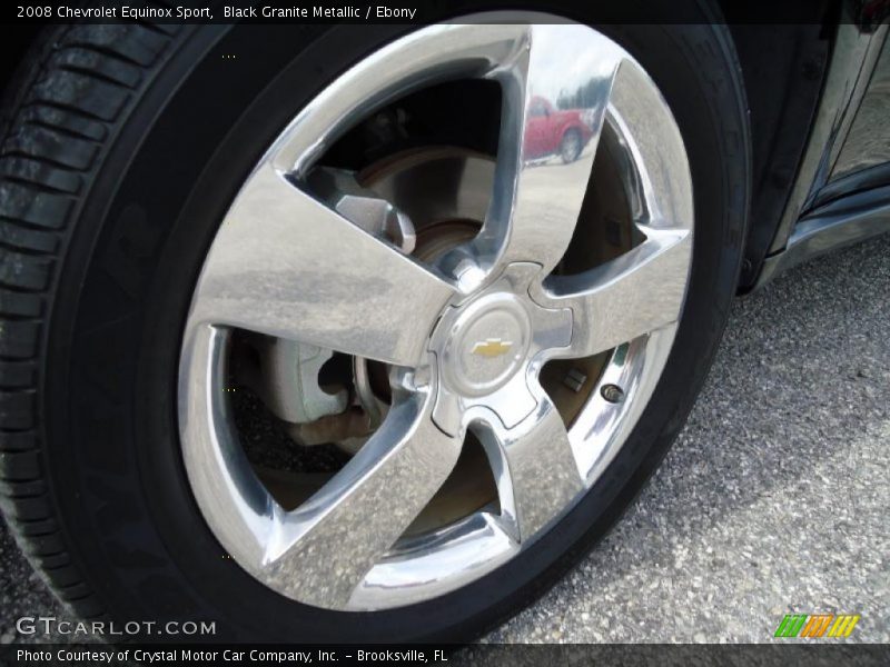 Black Granite Metallic / Ebony 2008 Chevrolet Equinox Sport