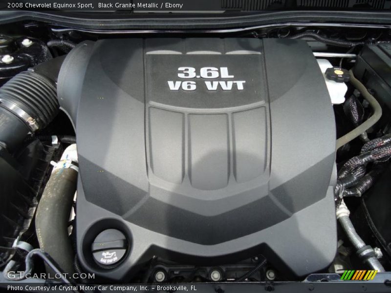 Black Granite Metallic / Ebony 2008 Chevrolet Equinox Sport