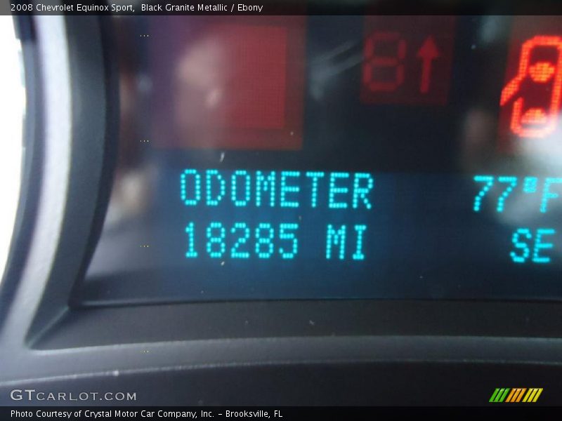 Black Granite Metallic / Ebony 2008 Chevrolet Equinox Sport