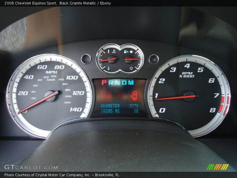 Black Granite Metallic / Ebony 2008 Chevrolet Equinox Sport