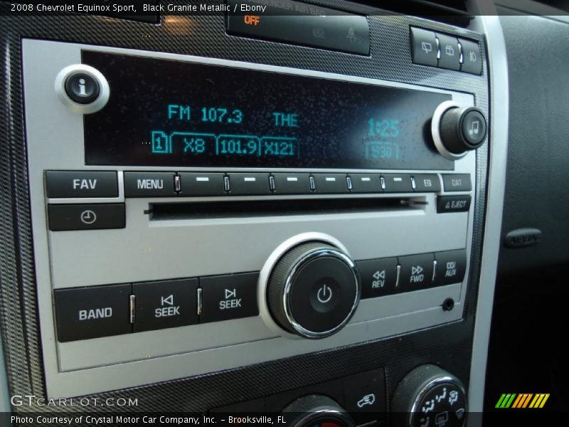 Black Granite Metallic / Ebony 2008 Chevrolet Equinox Sport