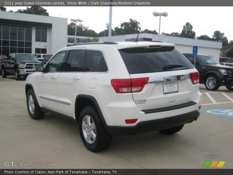 Stone White / Dark Graystone/Medium Graystone 2011 Jeep Grand Cherokee Laredo