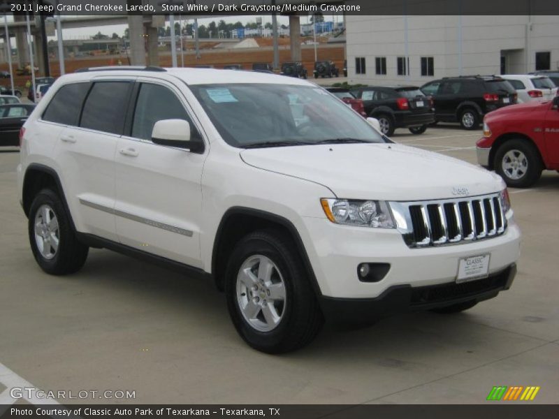 Stone White / Dark Graystone/Medium Graystone 2011 Jeep Grand Cherokee Laredo