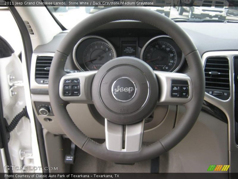 Stone White / Dark Graystone/Medium Graystone 2011 Jeep Grand Cherokee Laredo