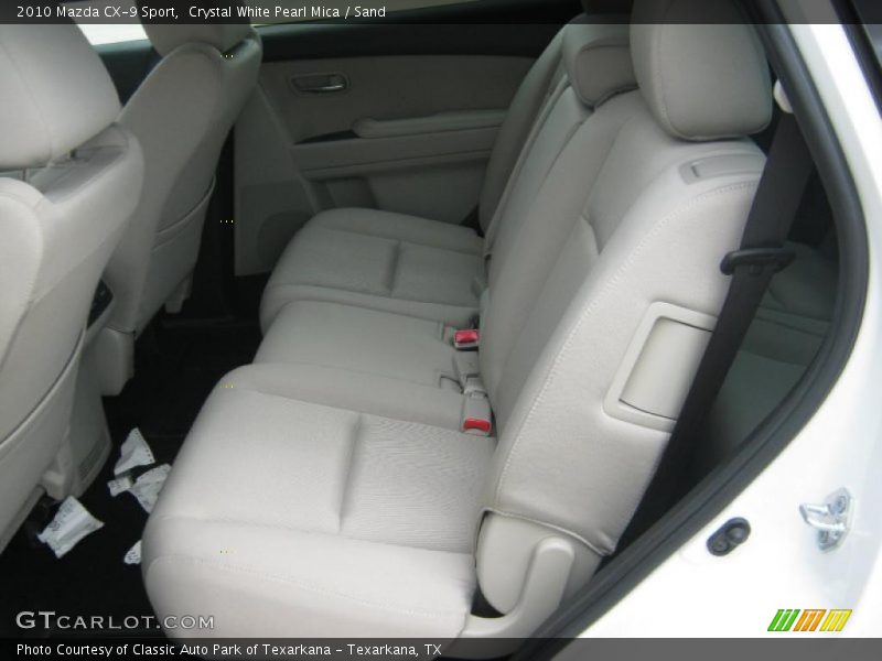 Crystal White Pearl Mica / Sand 2010 Mazda CX-9 Sport