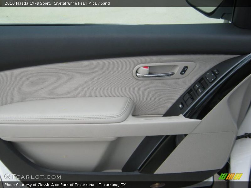 Crystal White Pearl Mica / Sand 2010 Mazda CX-9 Sport