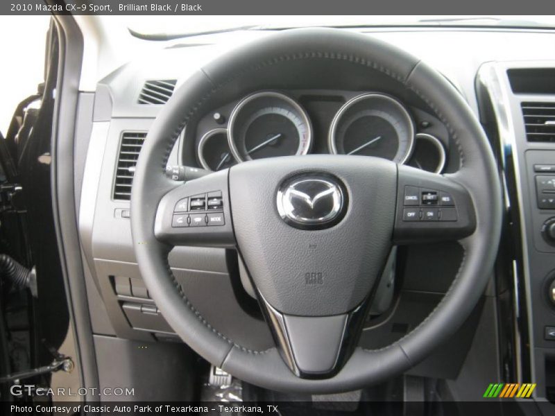 Brilliant Black / Black 2010 Mazda CX-9 Sport