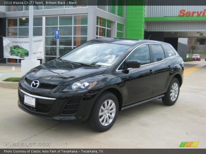 Brilliant Black / Black 2010 Mazda CX-7 i Sport