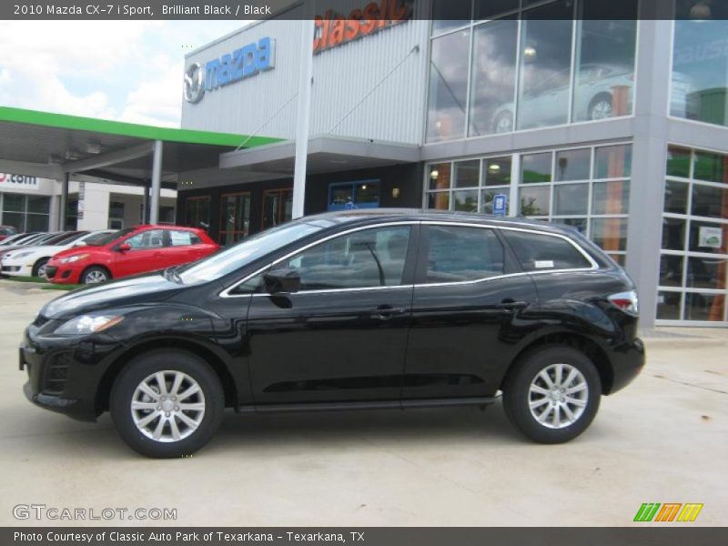 Brilliant Black / Black 2010 Mazda CX-7 i Sport