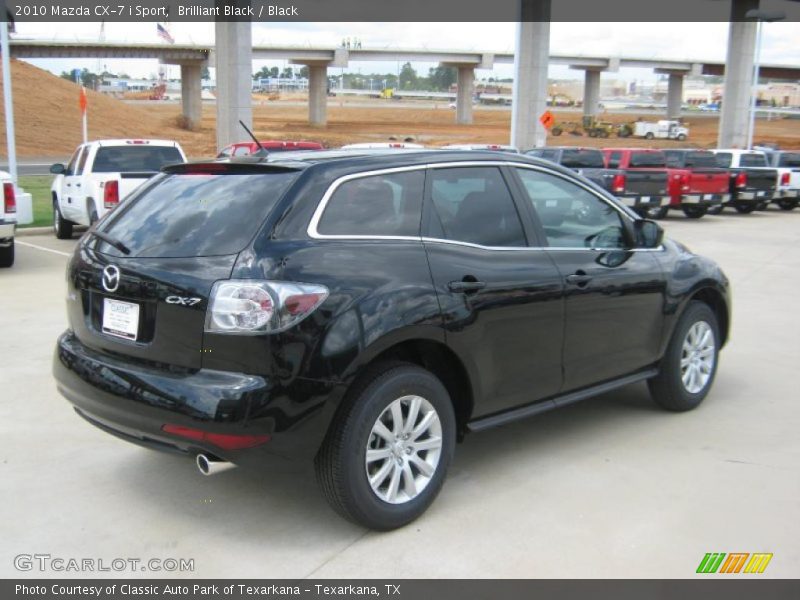 Brilliant Black / Black 2010 Mazda CX-7 i Sport