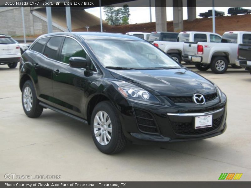 Brilliant Black / Black 2010 Mazda CX-7 i Sport