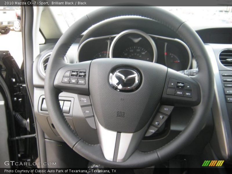 Brilliant Black / Black 2010 Mazda CX-7 i Sport