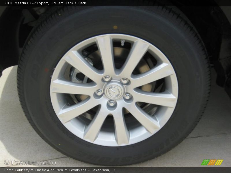 Brilliant Black / Black 2010 Mazda CX-7 i Sport