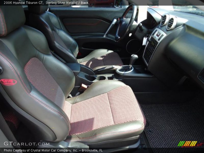 Sterling Silver Metallic / Black 2006 Hyundai Tiburon GT