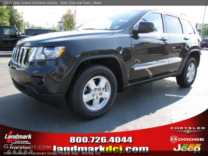Dark Charcoal Pearl / Black 2011 Jeep Grand Cherokee Laredo