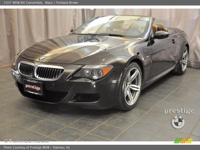 Black / Portland Brown 2007 BMW M6 Convertible