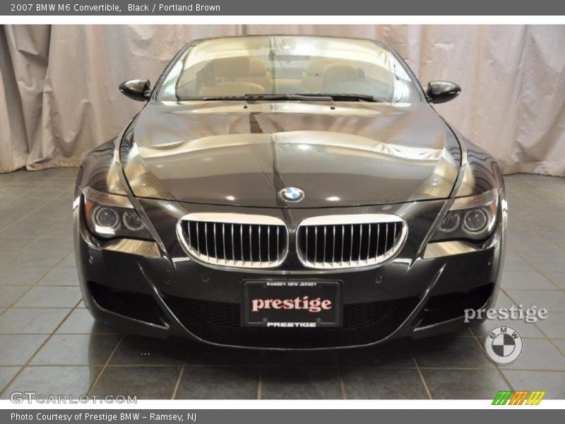 Black / Portland Brown 2007 BMW M6 Convertible