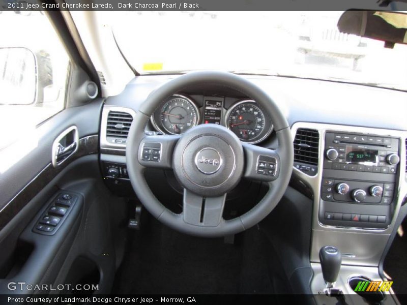 Dark Charcoal Pearl / Black 2011 Jeep Grand Cherokee Laredo