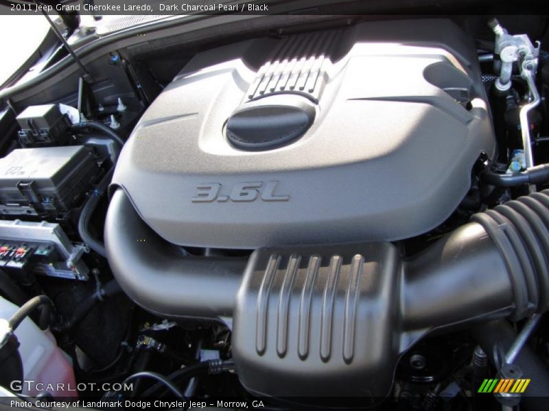 Dark Charcoal Pearl / Black 2011 Jeep Grand Cherokee Laredo