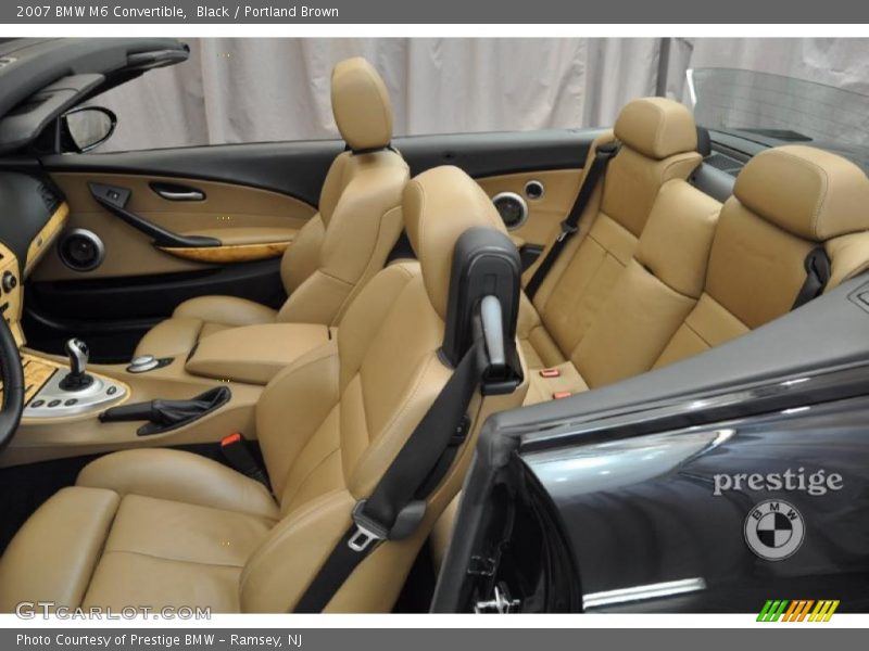 Black / Portland Brown 2007 BMW M6 Convertible
