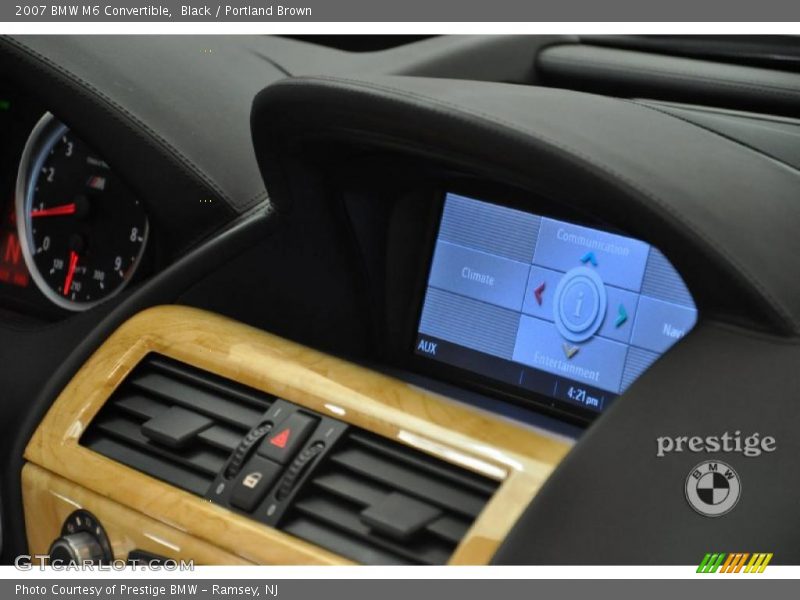 Black / Portland Brown 2007 BMW M6 Convertible