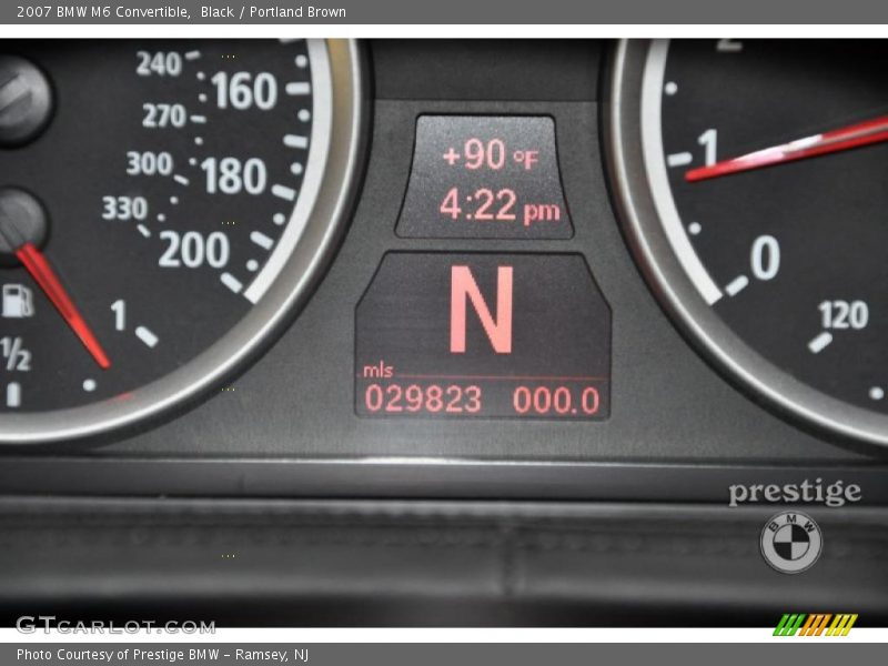Black / Portland Brown 2007 BMW M6 Convertible