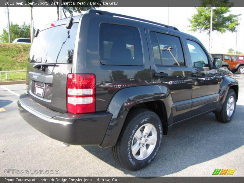 Dark Charcoal Pearl / Dark Slate Gray 2011 Jeep Liberty Sport