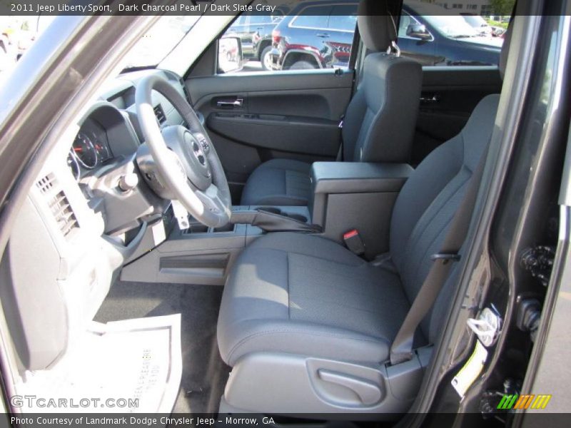 Dark Charcoal Pearl / Dark Slate Gray 2011 Jeep Liberty Sport