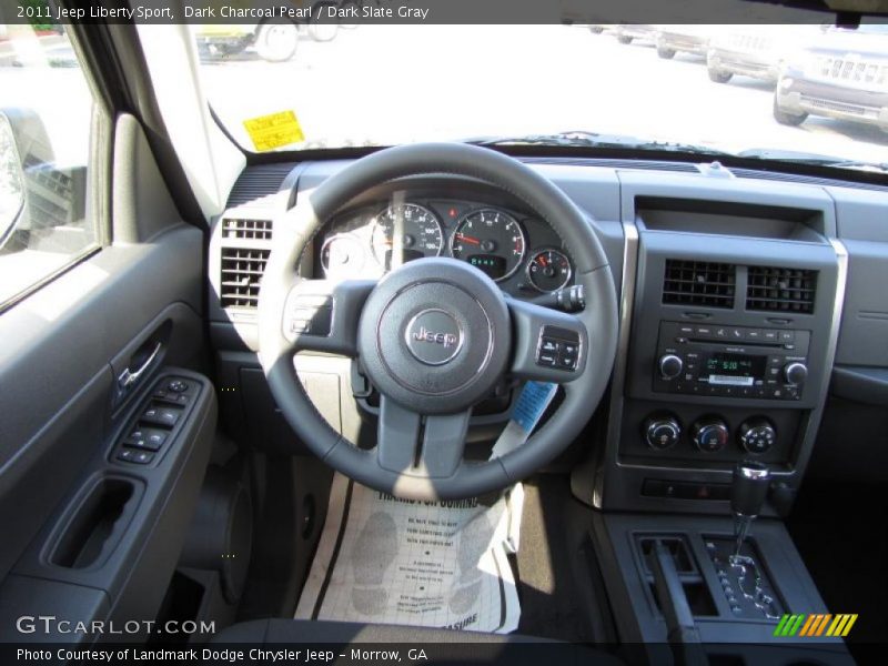 Dark Charcoal Pearl / Dark Slate Gray 2011 Jeep Liberty Sport