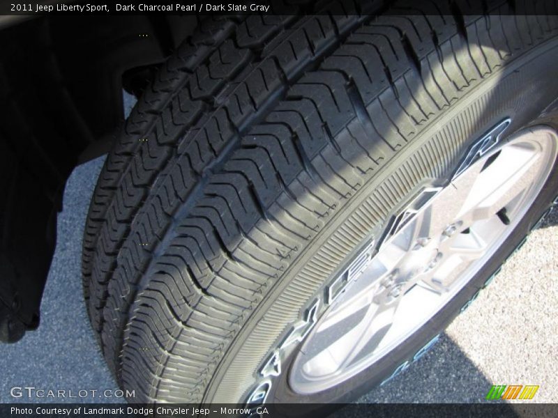 Dark Charcoal Pearl / Dark Slate Gray 2011 Jeep Liberty Sport
