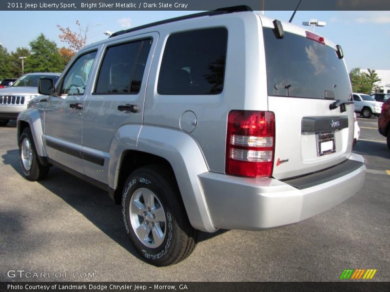 Bright Silver Metallic / Dark Slate Gray 2011 Jeep Liberty Sport