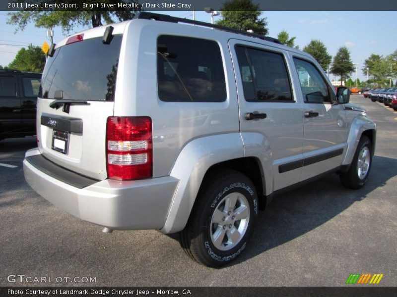 Bright Silver Metallic / Dark Slate Gray 2011 Jeep Liberty Sport