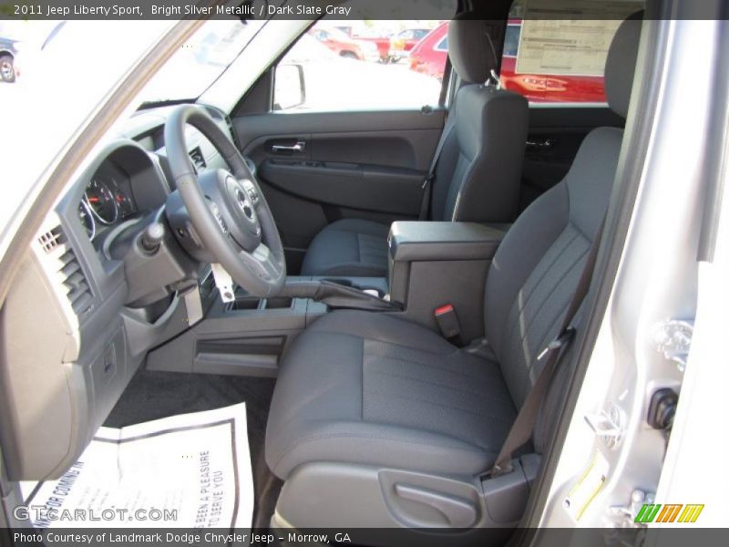 Bright Silver Metallic / Dark Slate Gray 2011 Jeep Liberty Sport