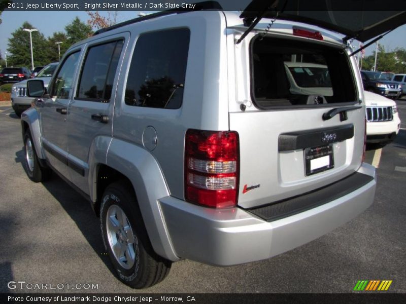 Bright Silver Metallic / Dark Slate Gray 2011 Jeep Liberty Sport