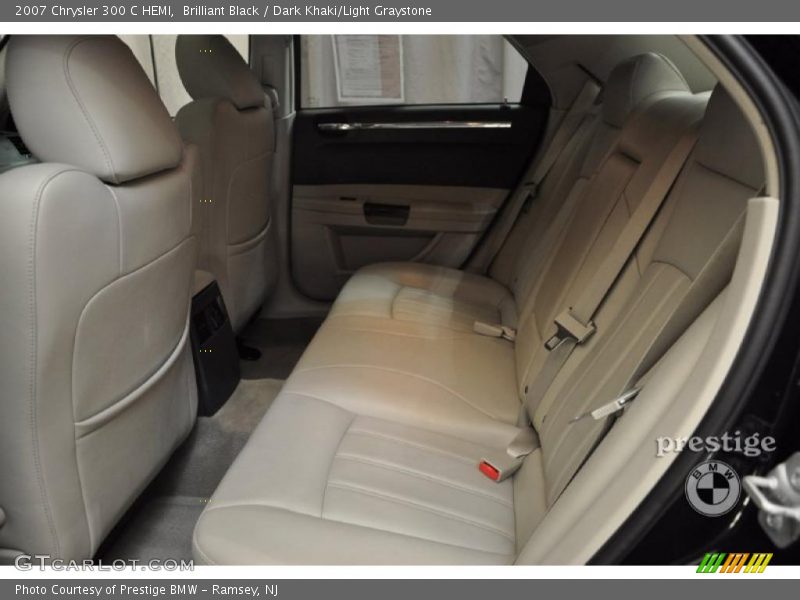 Brilliant Black / Dark Khaki/Light Graystone 2007 Chrysler 300 C HEMI