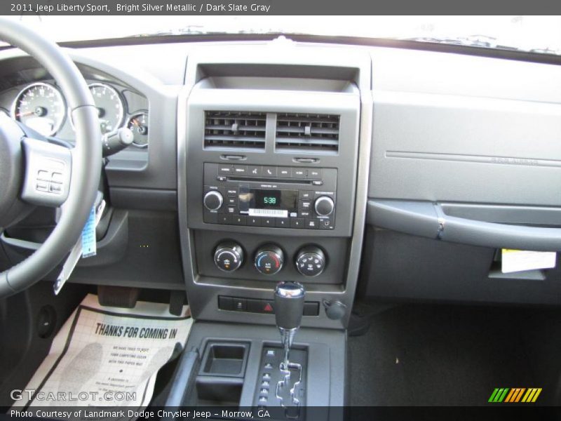 Bright Silver Metallic / Dark Slate Gray 2011 Jeep Liberty Sport
