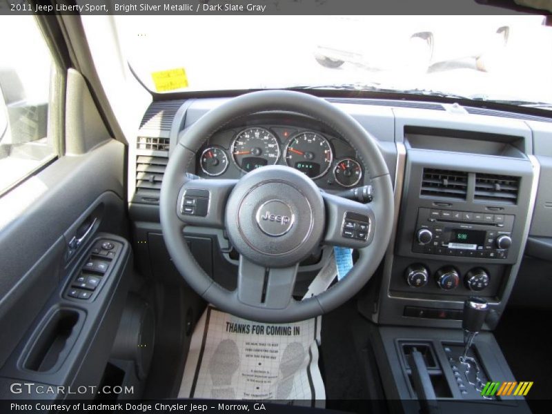 Bright Silver Metallic / Dark Slate Gray 2011 Jeep Liberty Sport