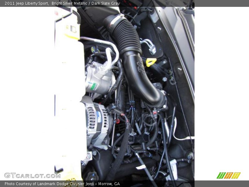 Bright Silver Metallic / Dark Slate Gray 2011 Jeep Liberty Sport